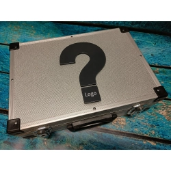 Własna Skrzynia Aluminiowa Średnia - Personalizowana na Karty 40x30cm